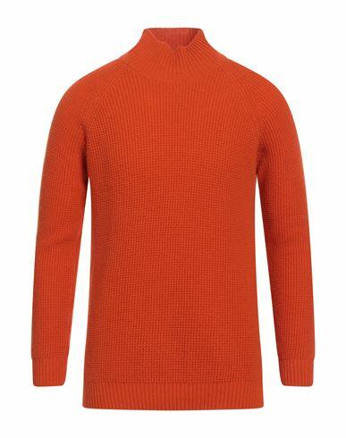 Officina 36 Man Turtleneck Orange Wool, Polyamide Cover