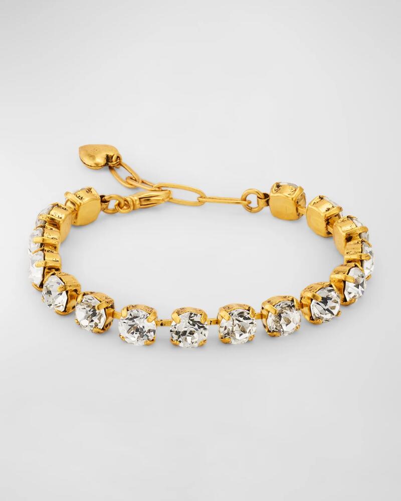 Elizabeth Cole 24k Yellow Gold-Plated Kaisa Crystal Bracelet Cover