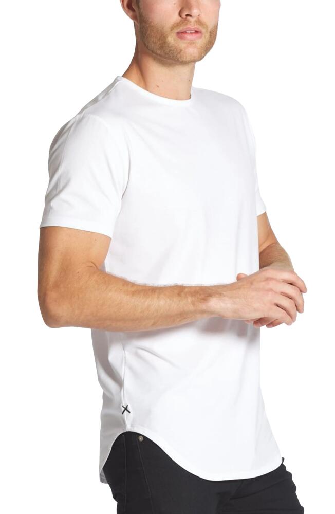 Cuts AO Elongated Tee in White Cover