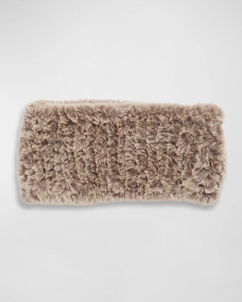 Fabulous Furs Faux Fur Knitted Neckwear Cover