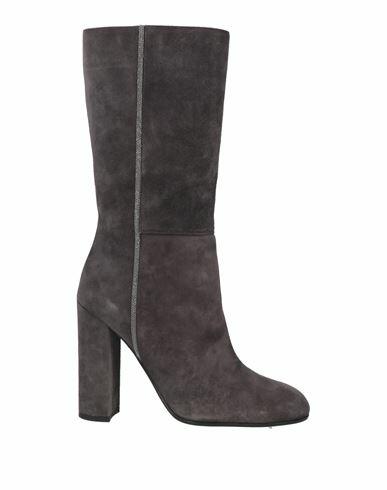 Fabiana Filippi Woman Boot Steel grey Soft Leather Cover