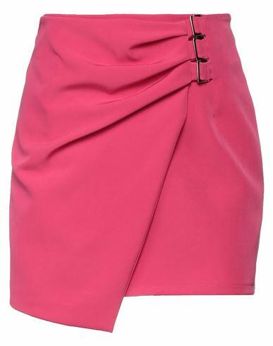 Haveone Woman Mini skirt Fuchsia Polyester, Elastic fibres Cover