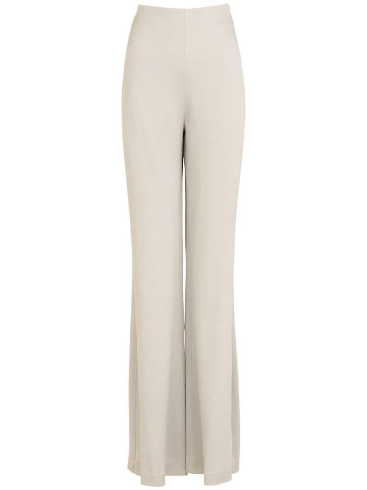 Silvia Tcherassi Andie long-length straight-leg trousers - Grey Cover