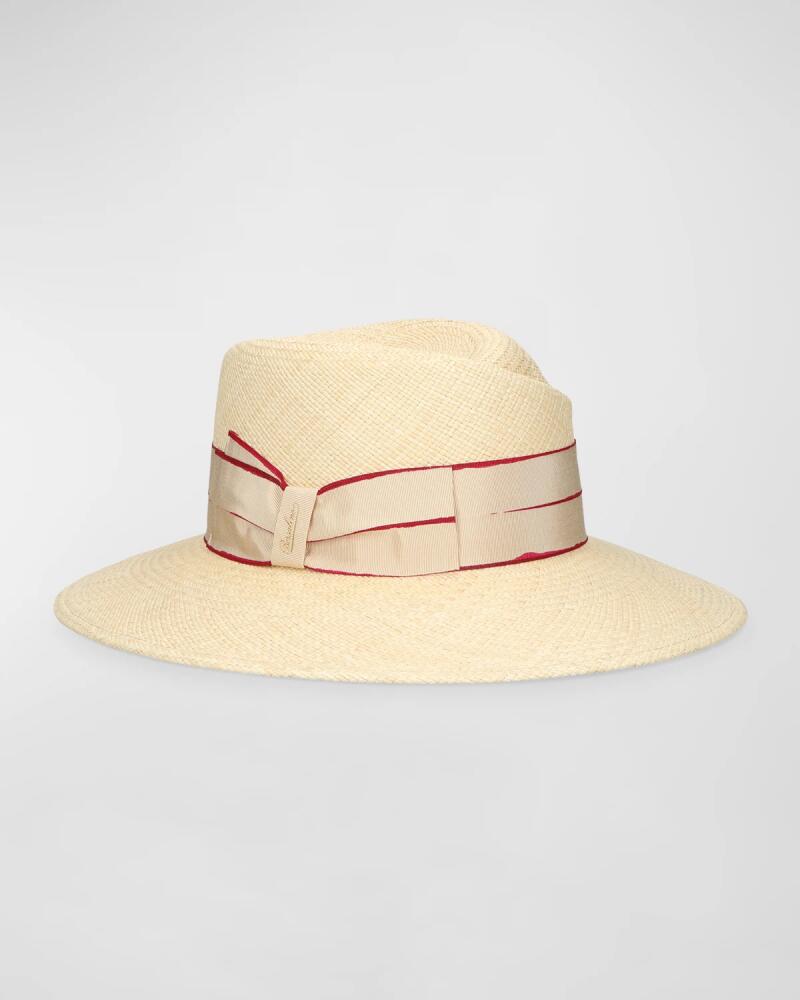 Borsalino Romy Straw Large Brim Hat Cover