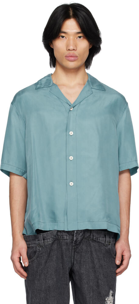 SUNNEI Blue Buttoned Shirt Cover