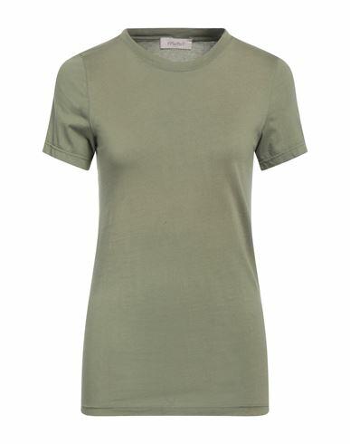 Motel Woman T-shirt Military green Cotton Cover