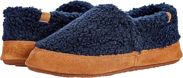 Acorn Acorn Moc (Navy Popcorn) Women's Moccasin Shoes Cover