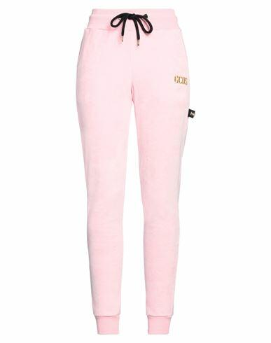 Gcds Woman Pants Pink Cotton, Polyamide Cover