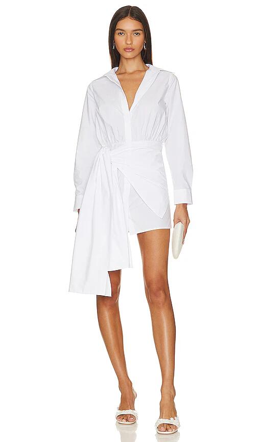 L'Academie Charlie Mini Dress in White Cover