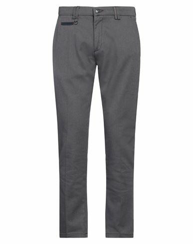 Yes Zee By Essenza Man Pants Grey Cotton, Elastane Cover