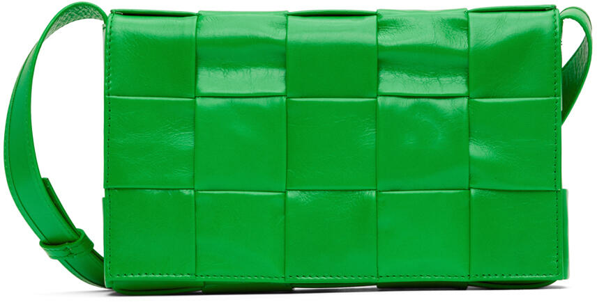 Bottega Veneta Green Cassette Messenger Bag Cover