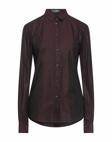 Dolce & gabbana Woman Shirt Deep purple Cotton Cover