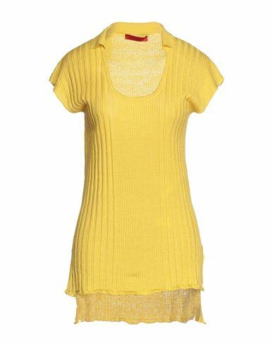 Max & co. Woman Sweater Yellow Linen Cover