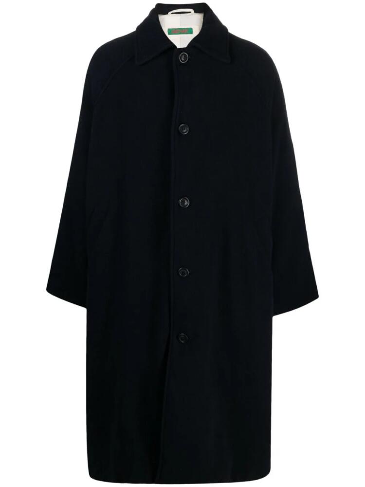 Casey Casey single-breasted wool coat - Blue Cover