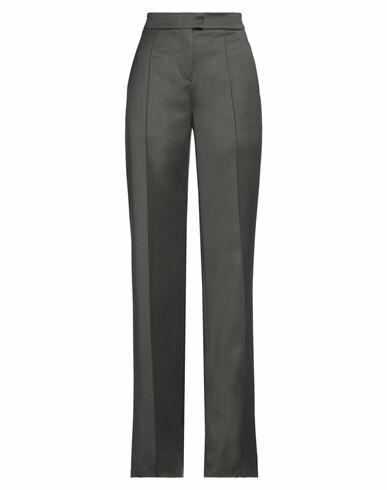 Sa Su Phi Woman Pants Military green Wool Cover