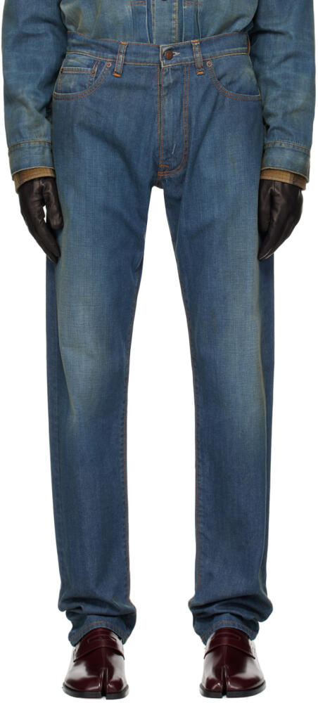 Maison Margiela Blue Faded Jeans Cover