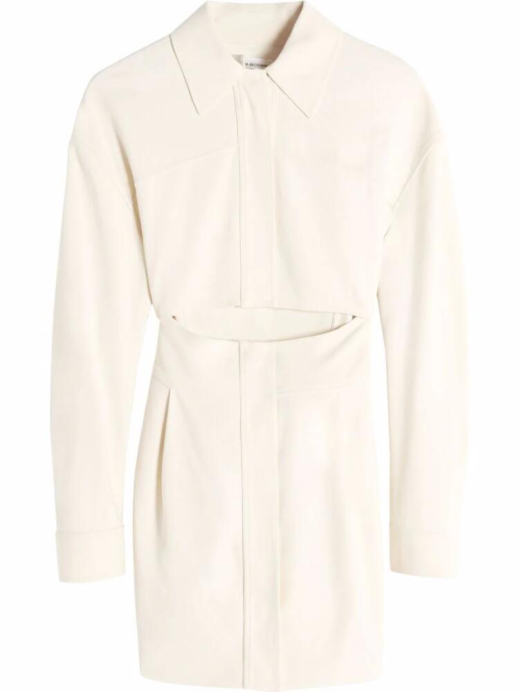 Victoria Beckham trompe l'oeil shirt dress - Neutrals Cover