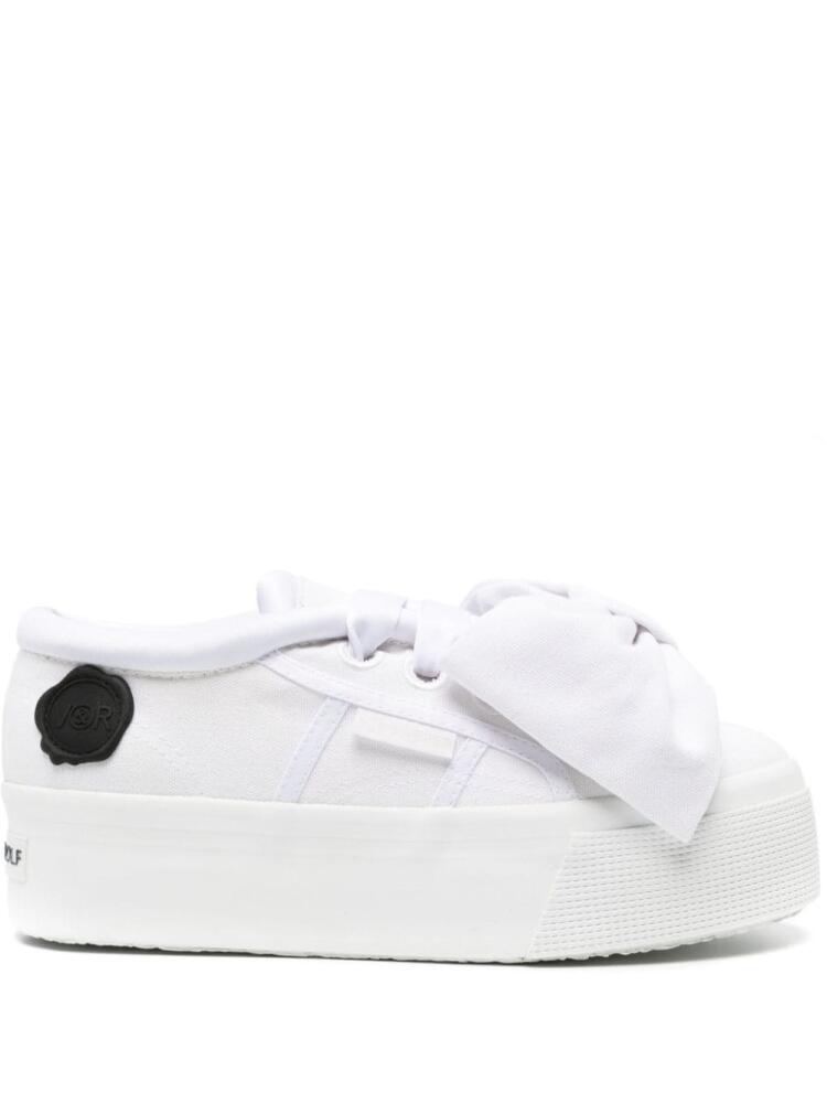 Viktor & Rolf x Superga bow-detail sneakers - White Cover