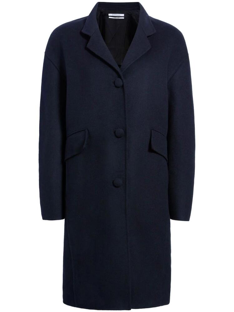 Another Tomorrow wool cocoon coat - Black Cover