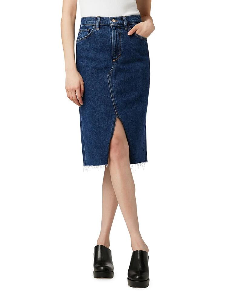 Joe's Jeans Women's The Joplin Denim Midi Skirt - First Step Blue Cover