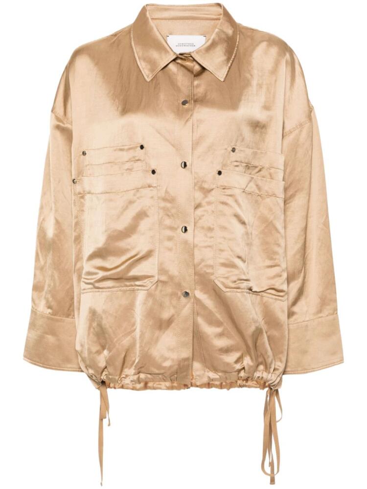 Dorothee Schumacher drawstring-hem shirt jacket - Neutrals Cover