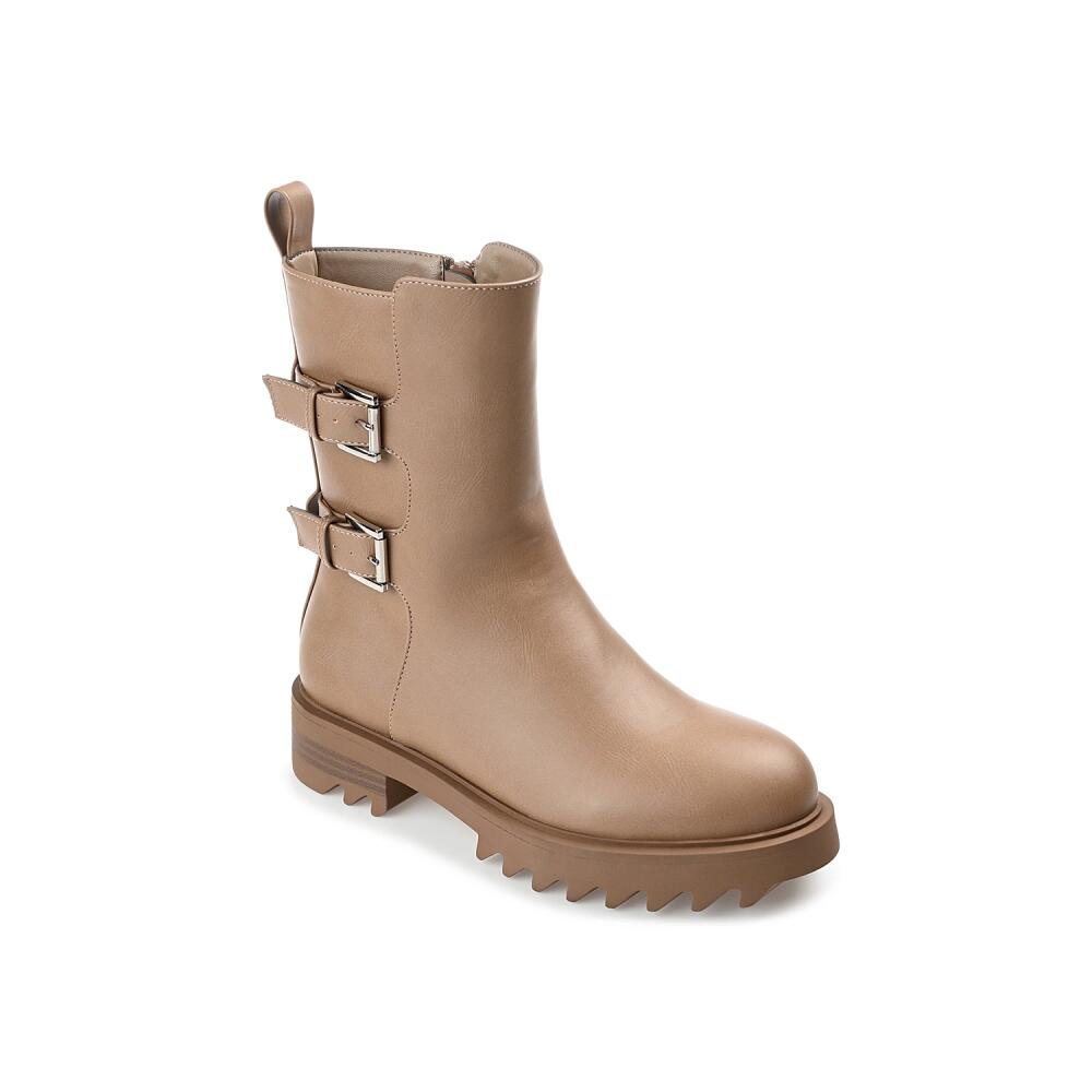 Journee Collection Yasmine Combat Boot | Women's | Brown Cover