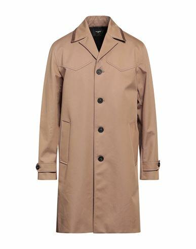 The Kooples Man Coat Camel Cotton, Elastane Cover