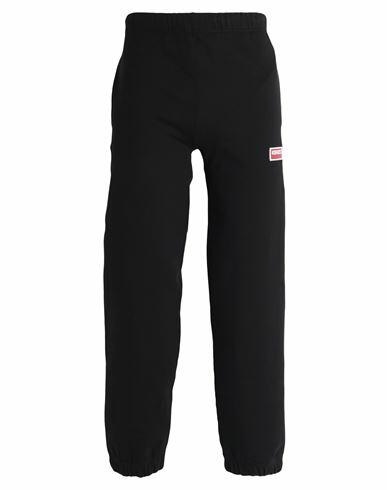 Kenzo Man Pants Black Cotton, Elastane Cover