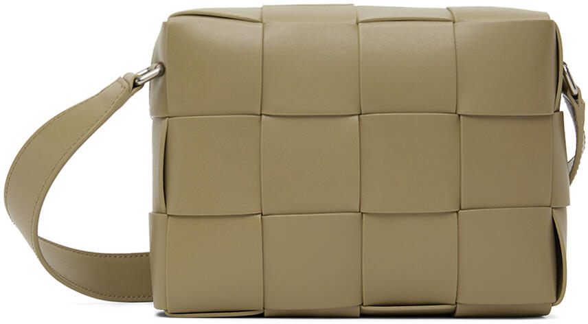 Bottega Veneta Taupe Cassette Camera Bag Cover