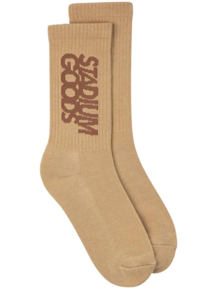 STADIUM GOODS® Crew Socks "Cappuccino" sneakers - Neutrals Cover