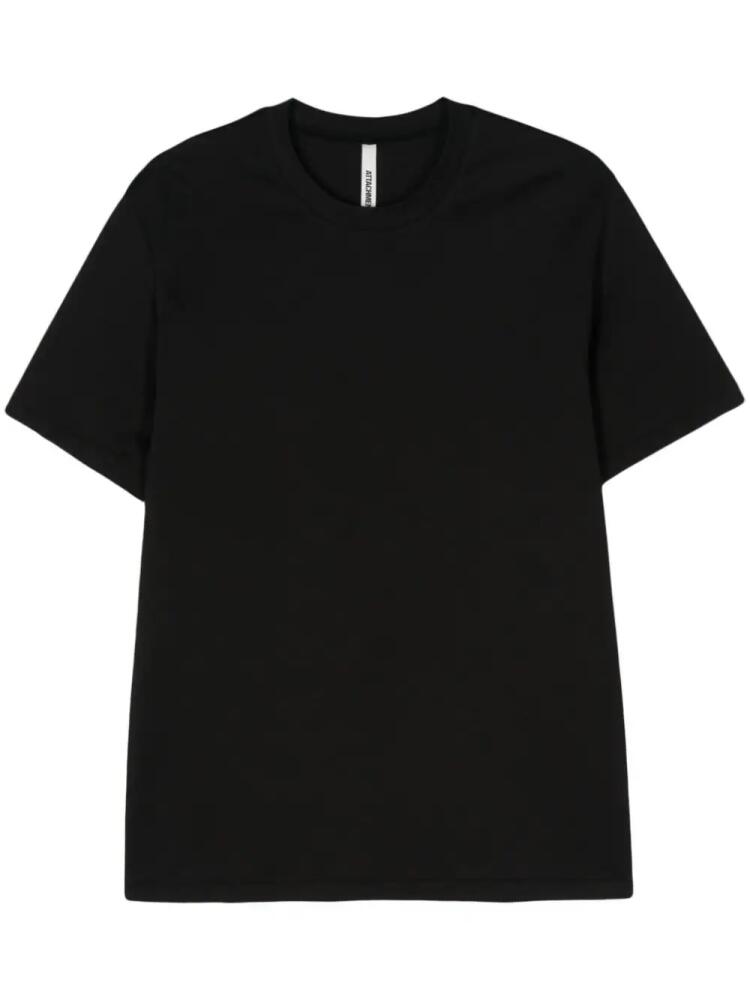 Attachment short-sleeve cotton T-shirt - Black Cover