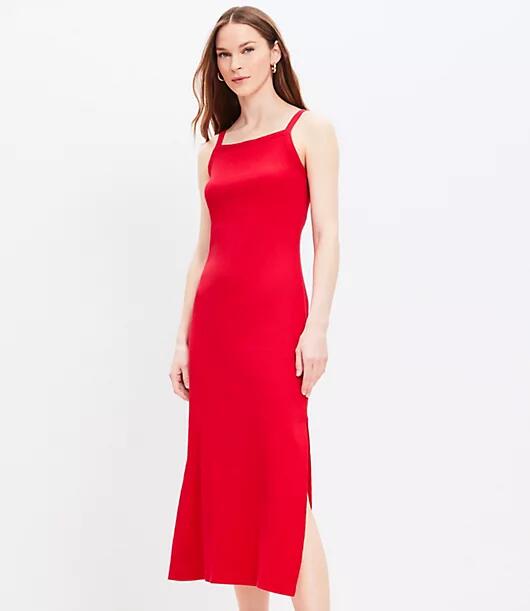 Loft Petite Ribbed Bra Maxi Dress Cover