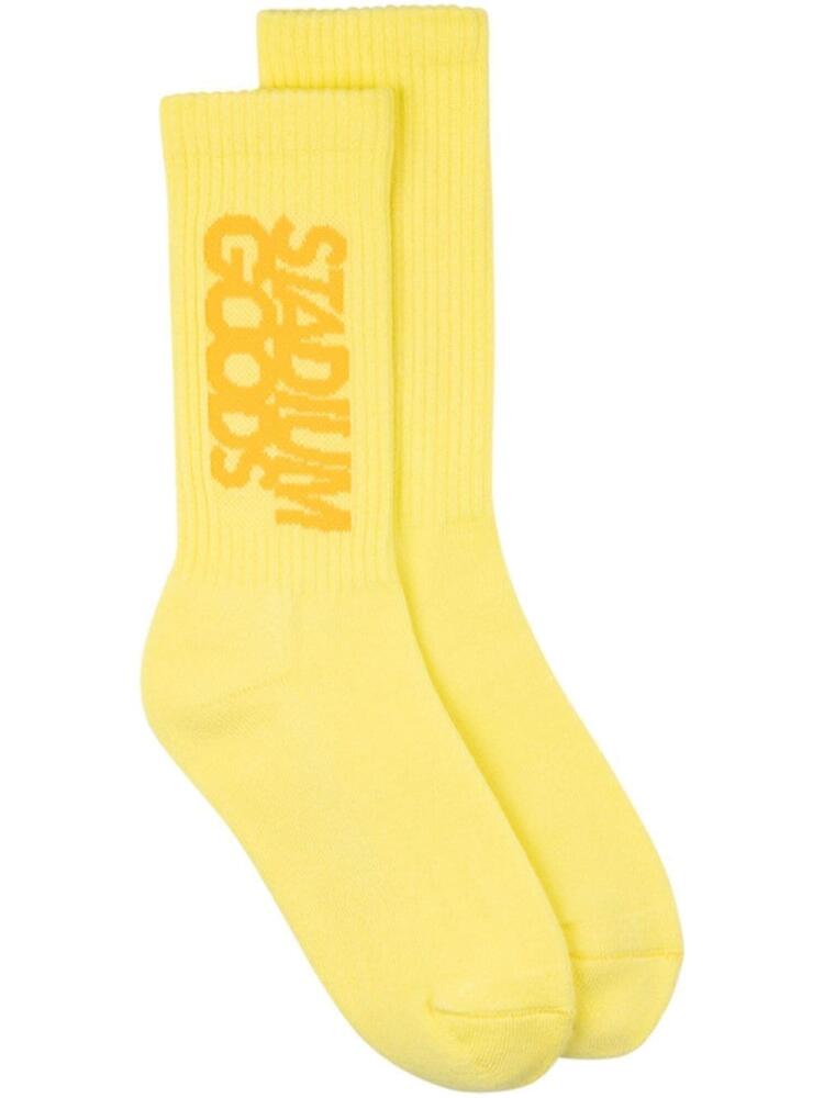 STADIUM GOODS® crew "Marmalade V2" socks - Yellow Cover