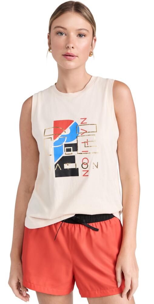 P. E NATION Heritage Tank Pearled Ivory Cover