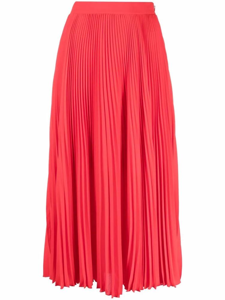 Philosophy Di Lorenzo Serafini plissé midi skirt - Red Cover