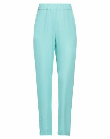 Gai Mattiolo Woman Pants Turquoise Polyester, Elastane Cover