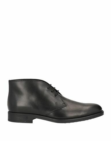 Tod's Man Ankle boots Black Soft Leather Cover