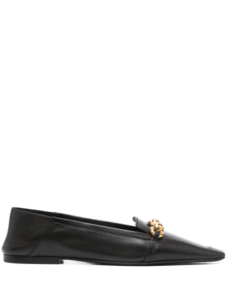 Saint Laurent chain-link loafers - Brown Cover