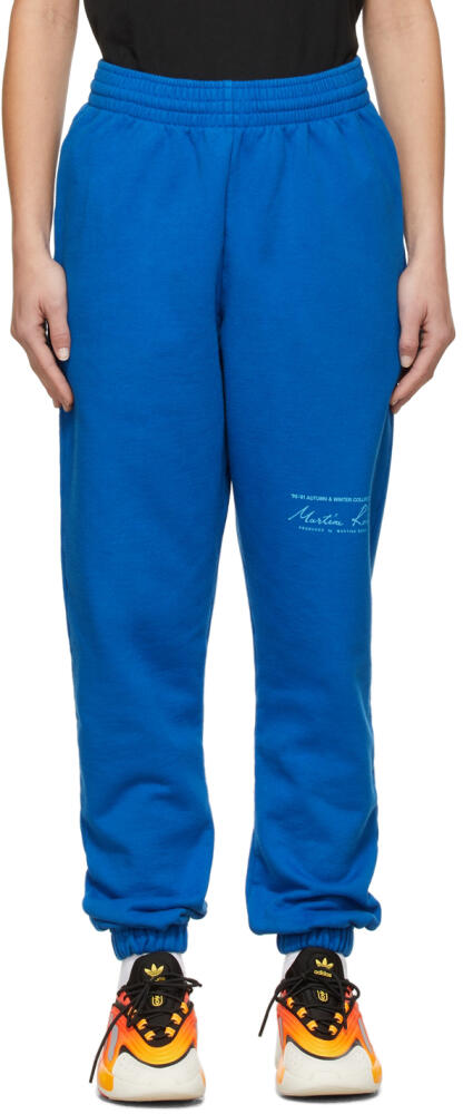 Martine Rose Blue Slim Track Pants Cover