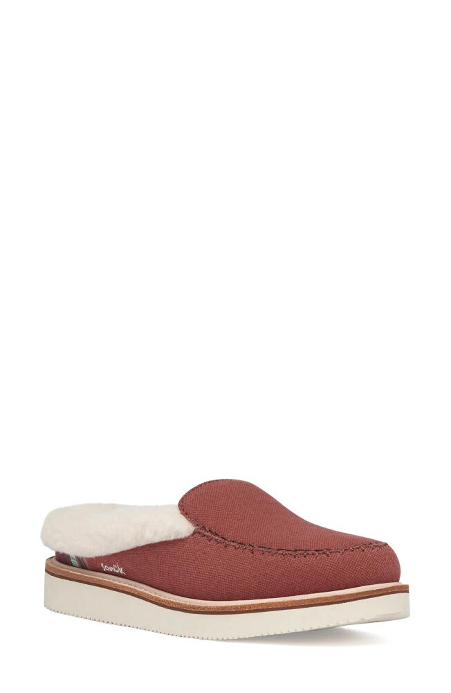 Sanuk Cozy Vibe Slipper in Burnt Henna Cover