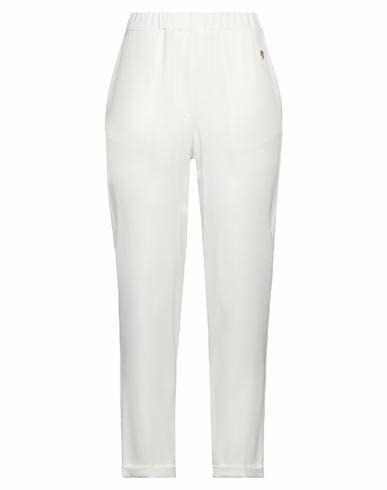 Gai Mattiolo Woman Pants Ivory Polyester, Elastane Cover