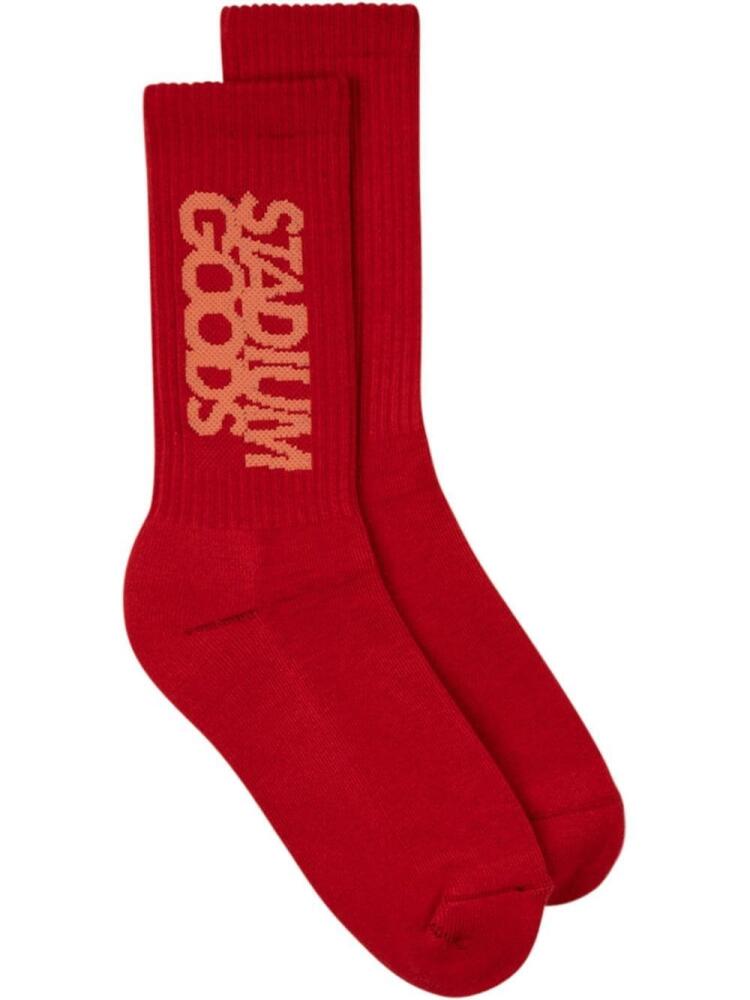 STADIUM GOODS® logo-print "Red Rose" crew socks Cover