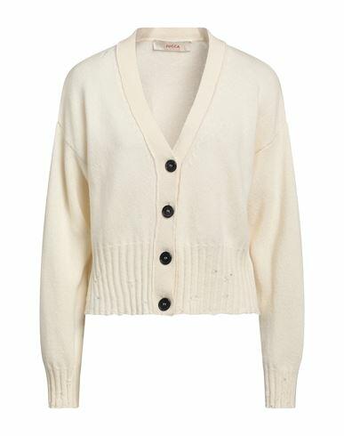 Jucca Woman Cardigan Ivory Virgin Wool Cover