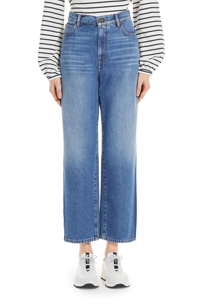 Weekend Max Mara Katai Crop Straight Leg Jeans in Navy Cover