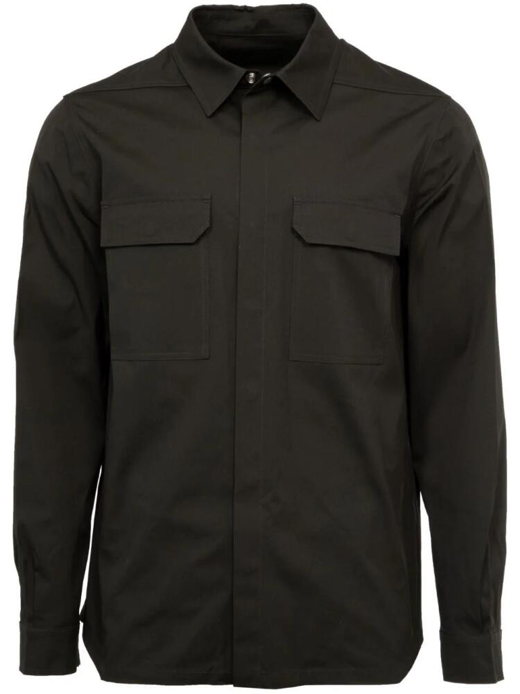 Rick Owens CAMIA OUTERSHIRT - Green Cover