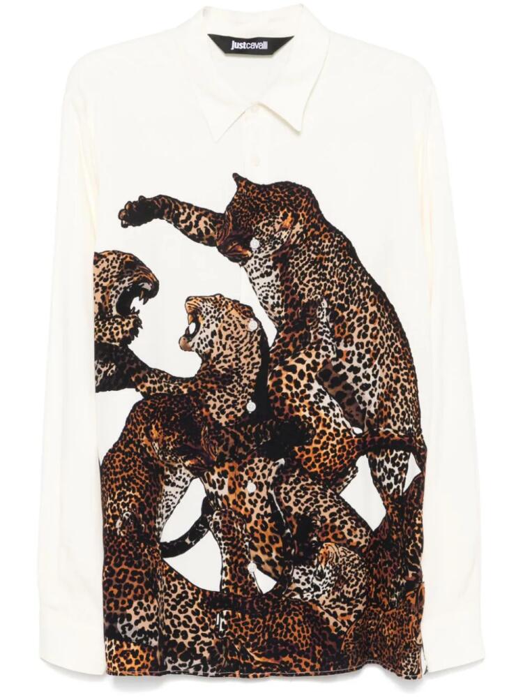 Just Cavalli printed shirt - White Cover