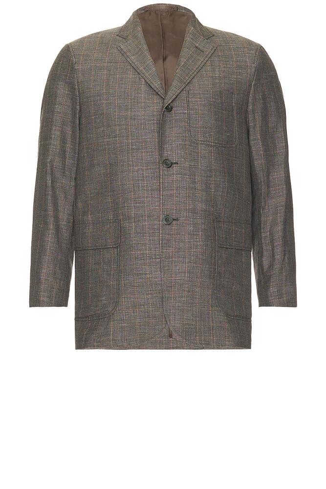 Beams Plus Jacket Linen Plaid in Multi Cover