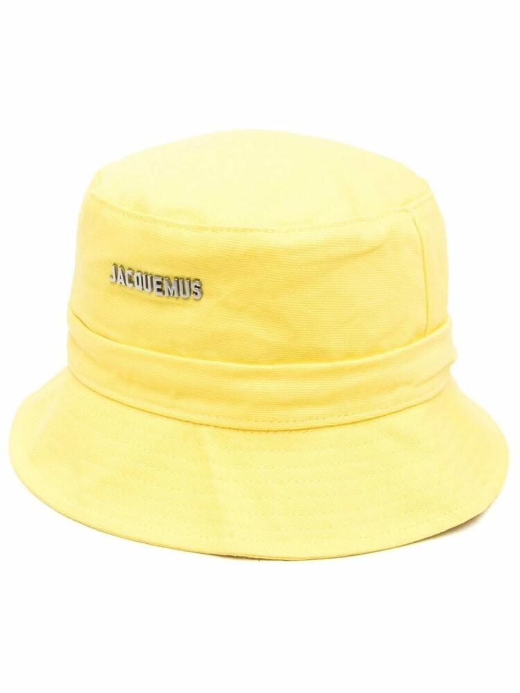 Jacquemus Le Bob Gadjo bucket hat - Yellow Cover