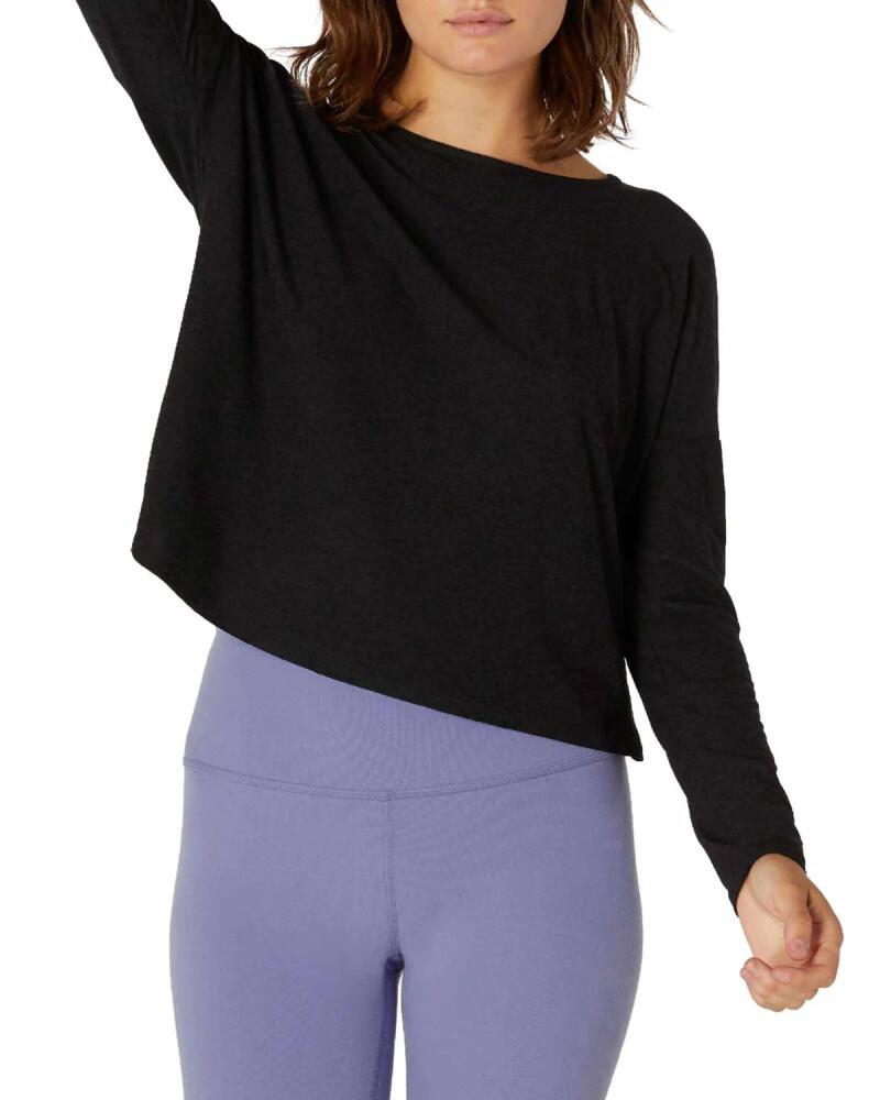 Beyond Yoga Morning Light Cropped Pullover Cover