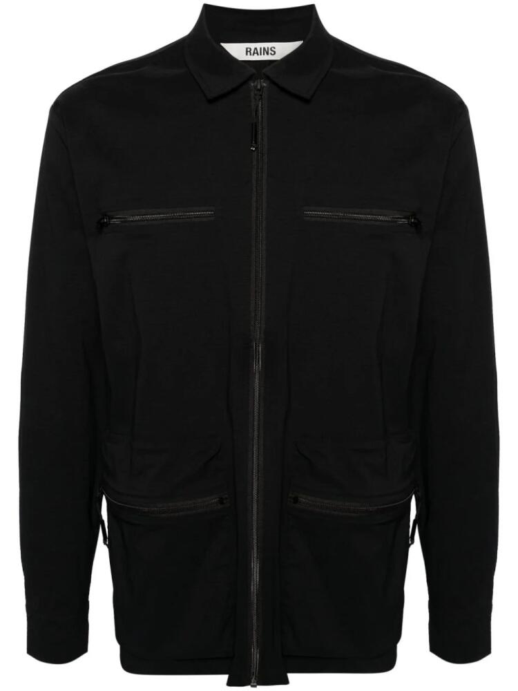 Rains Tomar ripstop shirt jacket - Black Cover